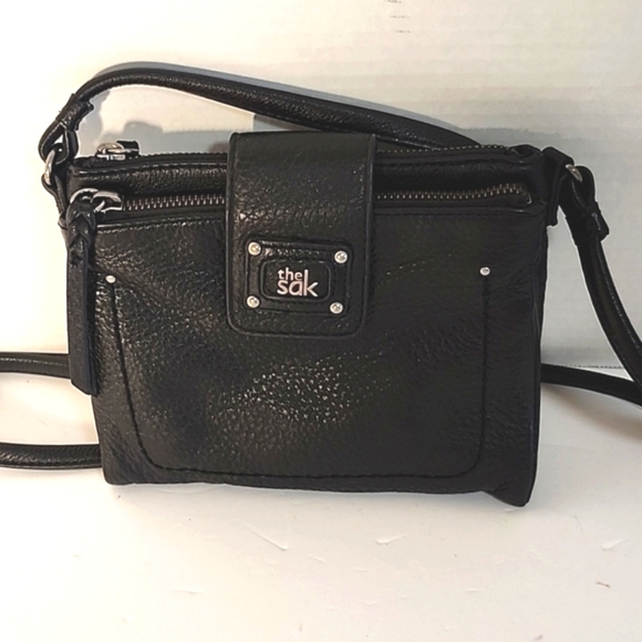 The Sak Handbags - The Sak- Vintage small black leather crossbody bag